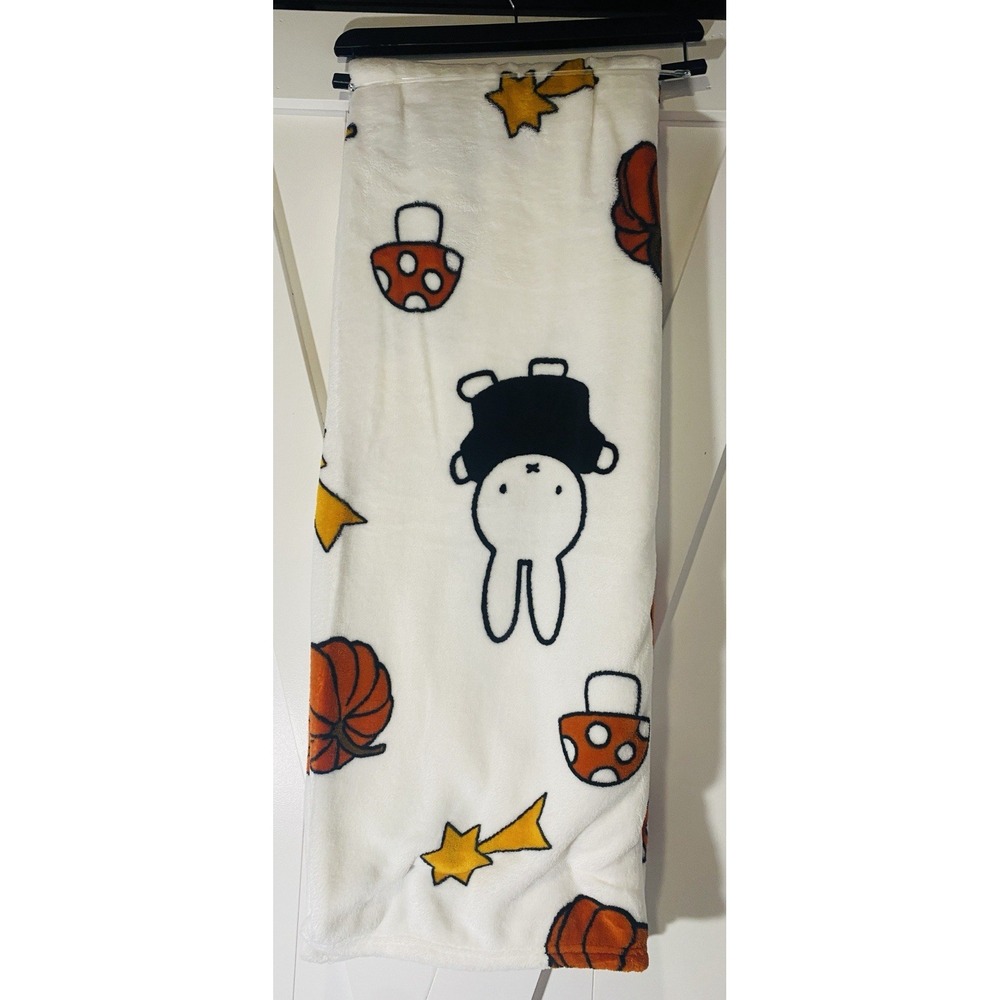 Miffy Halloween Throw Blanket 2026 Mushroom FAST SHIP NEW - Picture 3 of 3